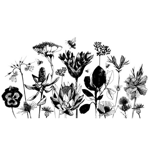 Fleurs des Champs outdoor décor - UV-resistant