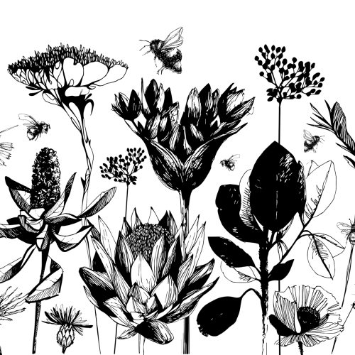 Fleurs des Champs outdoor décor - UV-resistant