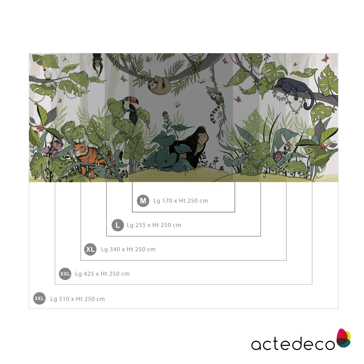 Baby bedroom wallpaper - Acte Deco