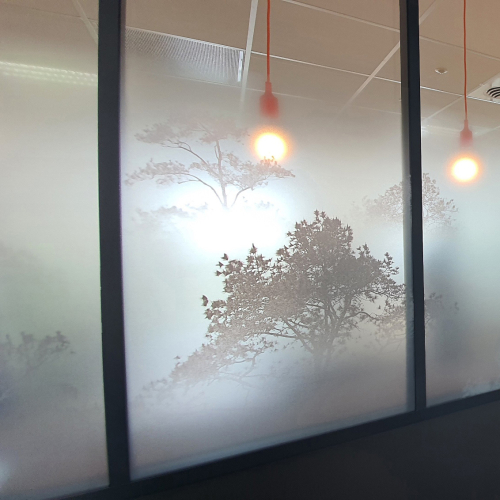 Pellicola decorativa per vetrate Nebbia mattutina