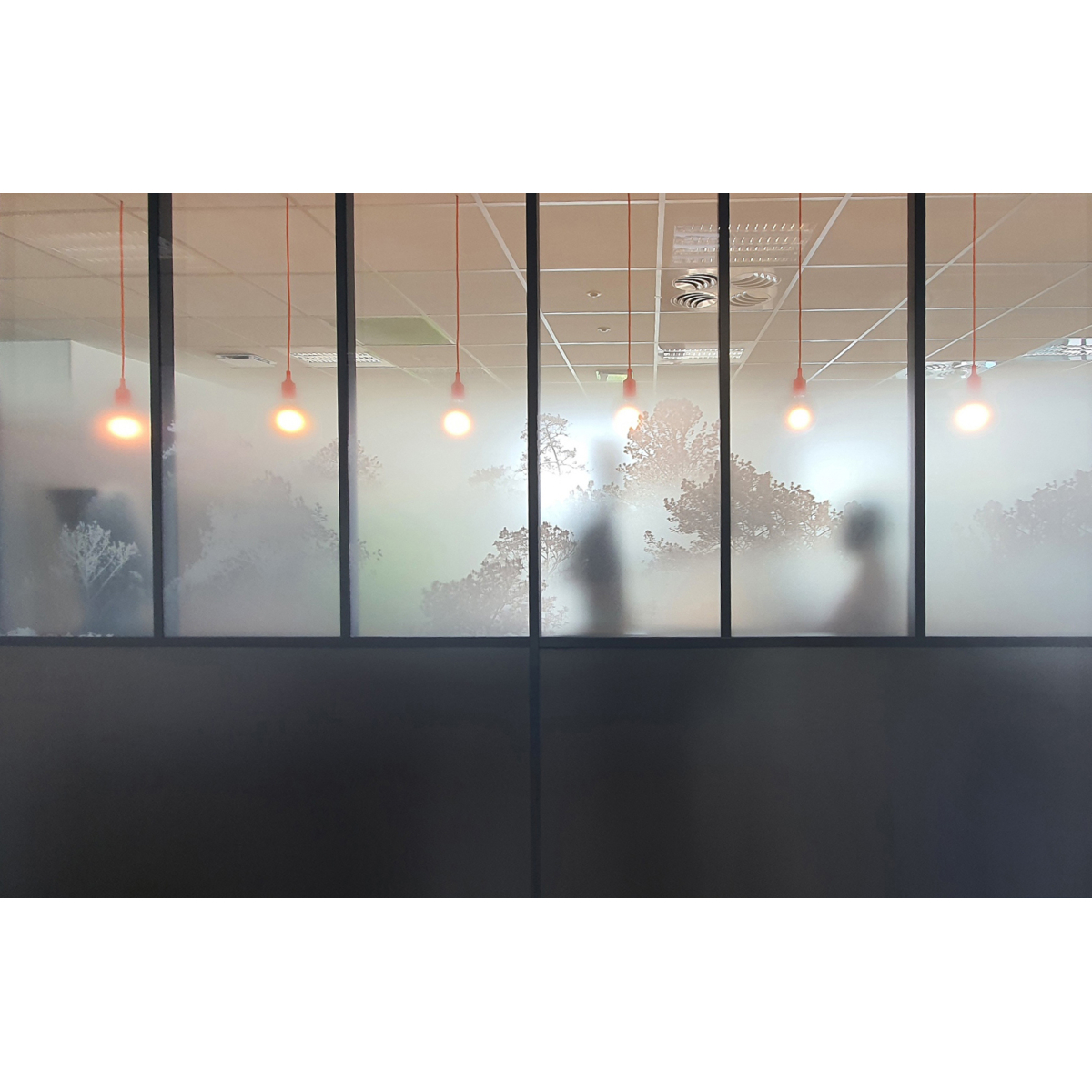 Perfect gradient mist window film