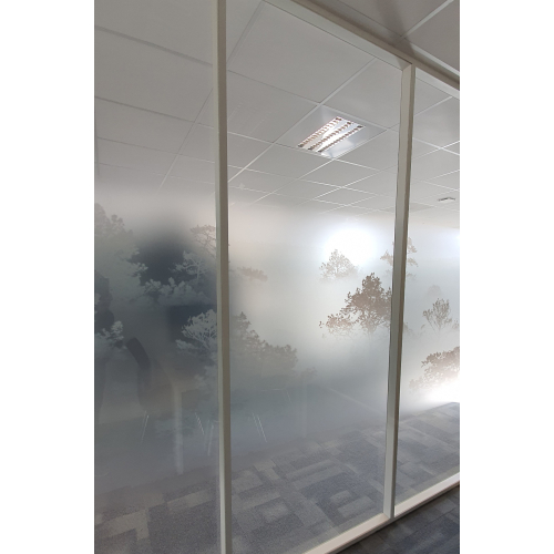 Pellicola decorativa per finestre Morning mist deco depoli | Acte-Deco
