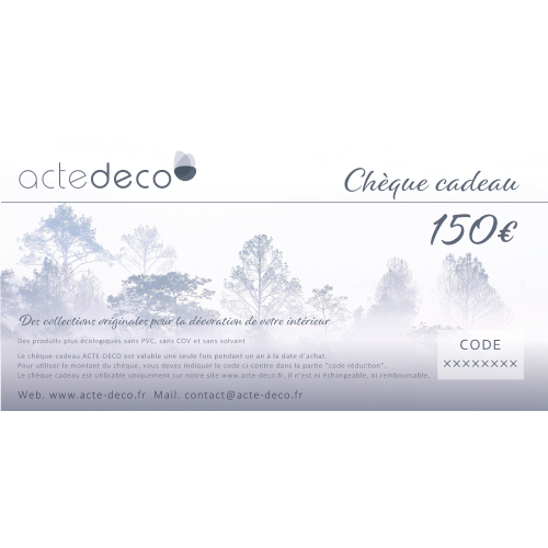 Cheque regalo de 150