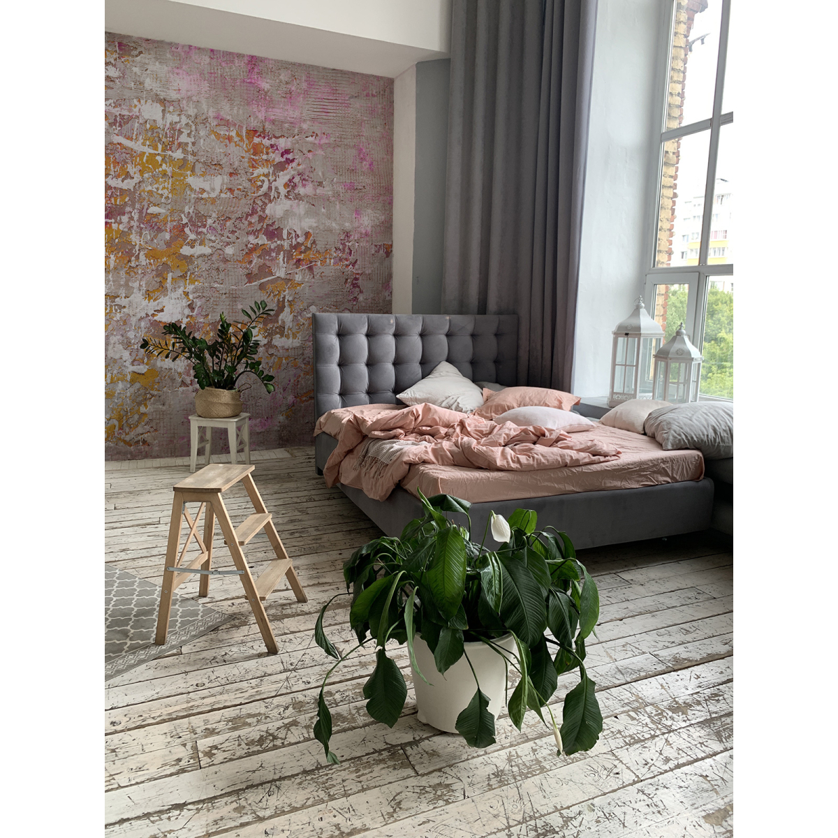 Sweet pop panoramic wallpaper Acte-Deco