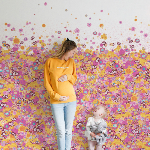 Wallpaper Pink Spring Flower Fields