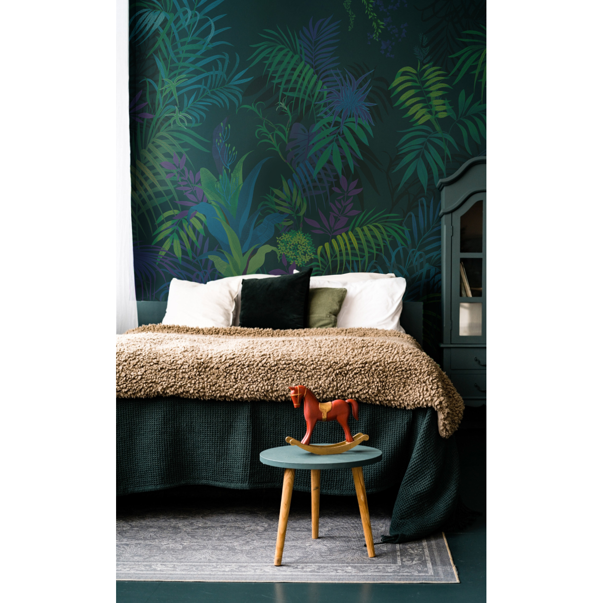 Panoramic Jungle Chamarée wallpaper by Peggy Nille - Acte-Deco