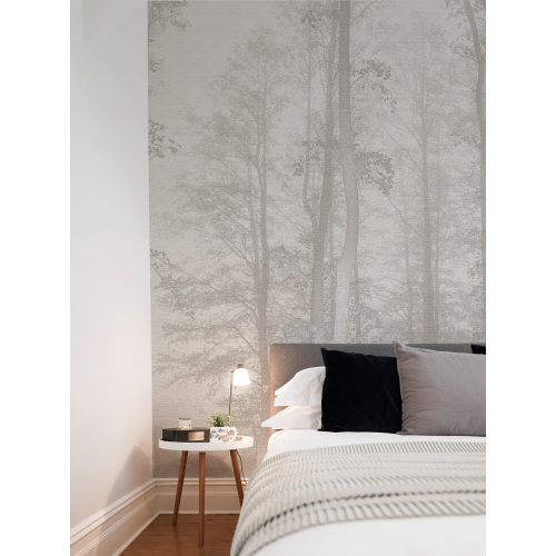 Panoramic enchanted forest wallpaper - Acte-Deco