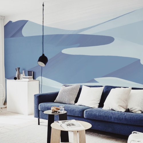 Panoramic wallpaper Dunes of Studio Romiche - Acte-Deco