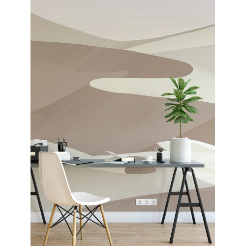 Panoramic wallpaper Dunes of Studio Romiche - Acte-Deco