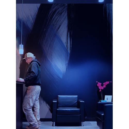 Papier peint Blueblack