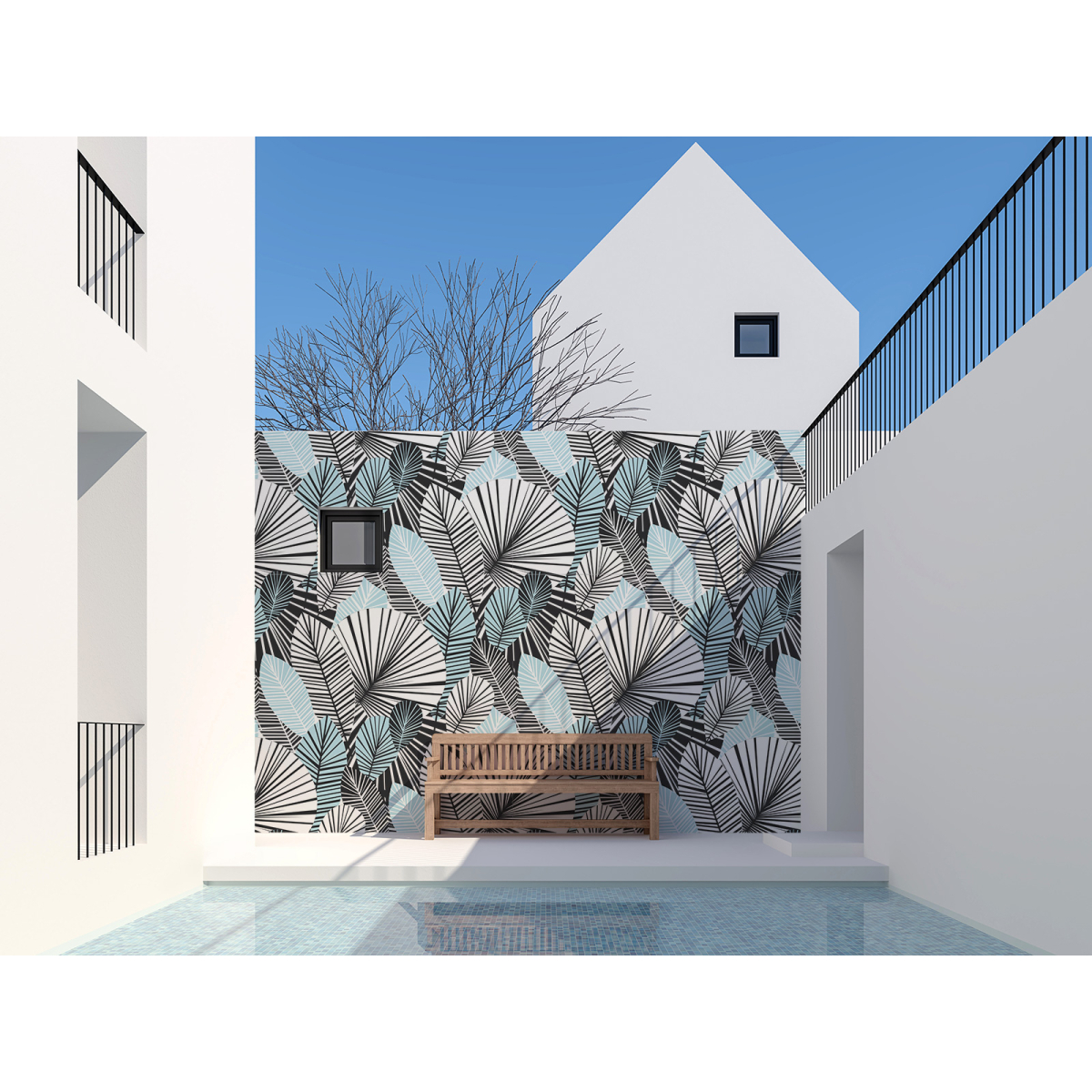 Decorazione esterna tropicale - Resistente ai raggi UV