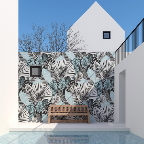 Tropical exterior decor - UV-resistant