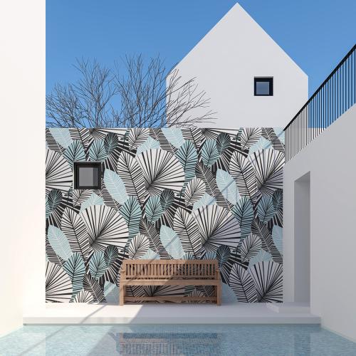 Tropical Outdoor Wallpaper - UV-beständig