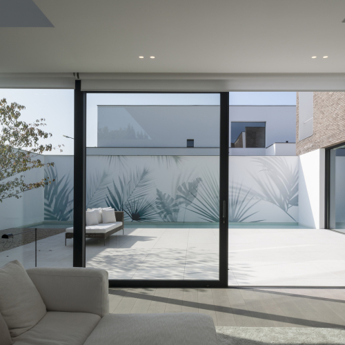Outdoor wallpaper Tropical shadows