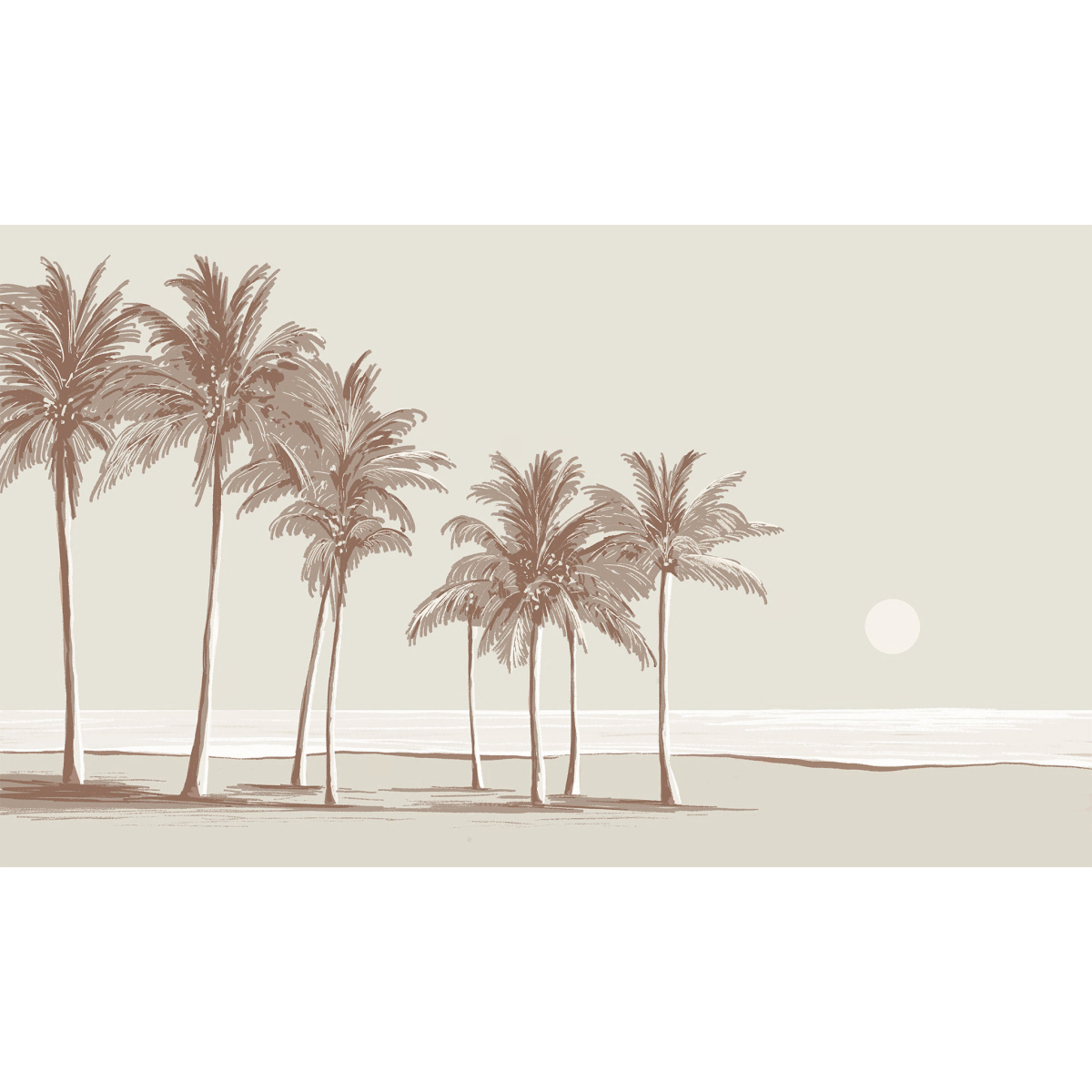 Papiers peints d'extérieur Palm trees - résistant aux UV