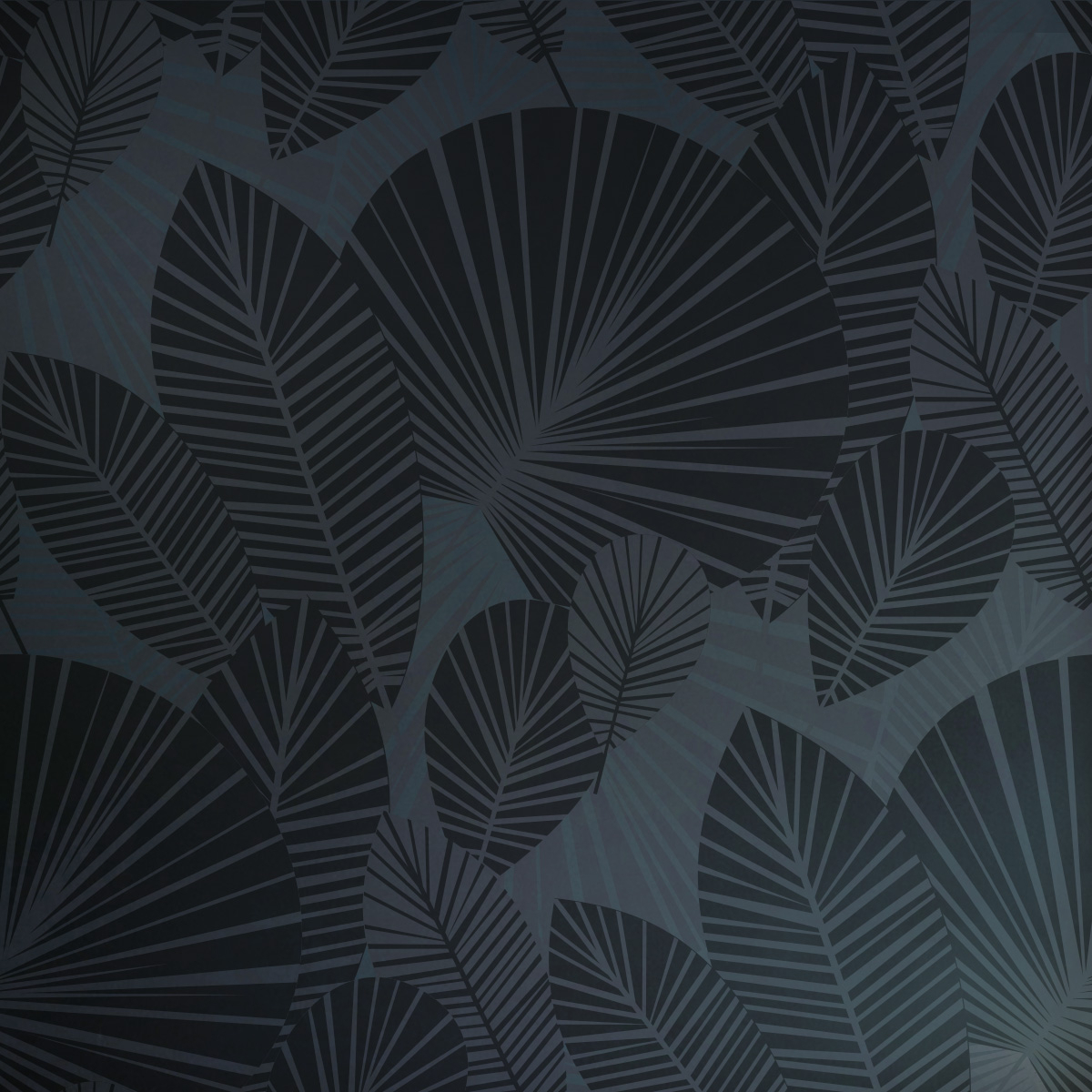 Papier peint panoramique contemporain Tropical leaves | Acte-Deco