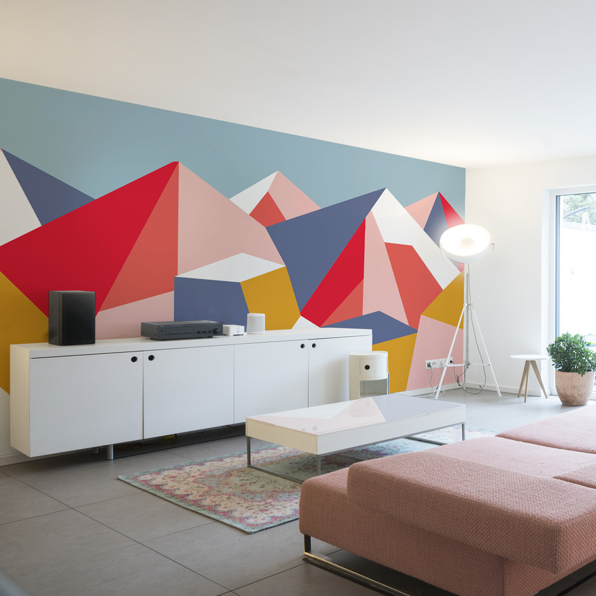 Panoramic wallpaper The great paradise | Acte-Deco