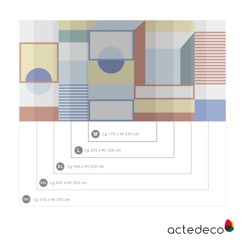 Panoramic wallpaper Playground | Acte-Deco