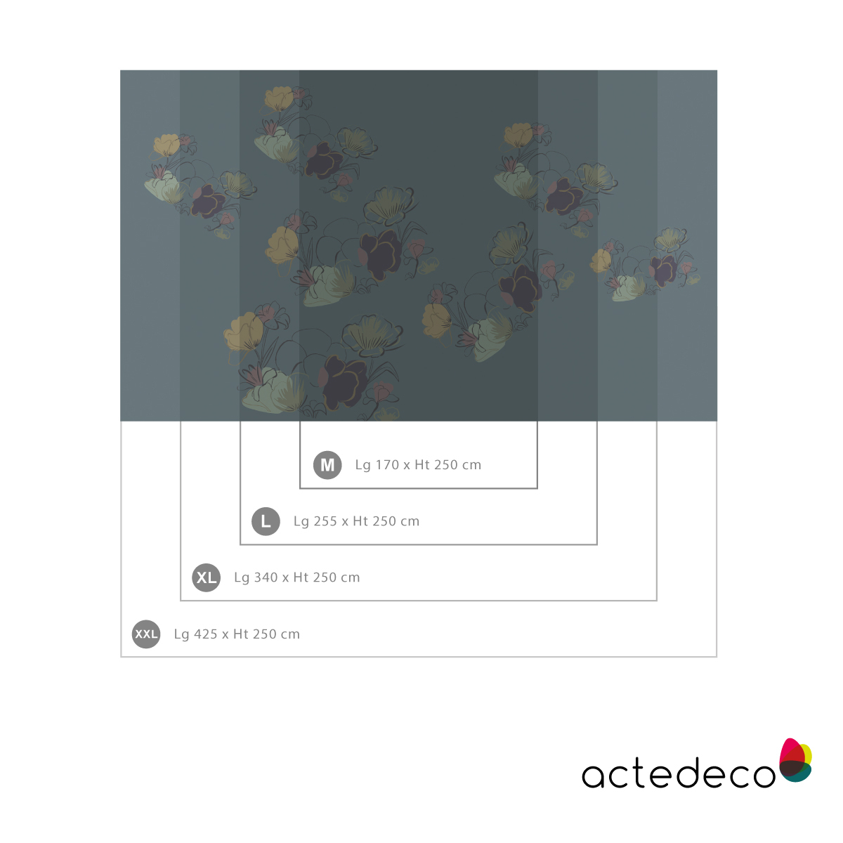 Panoramic wallpaper English | Acte-Deco