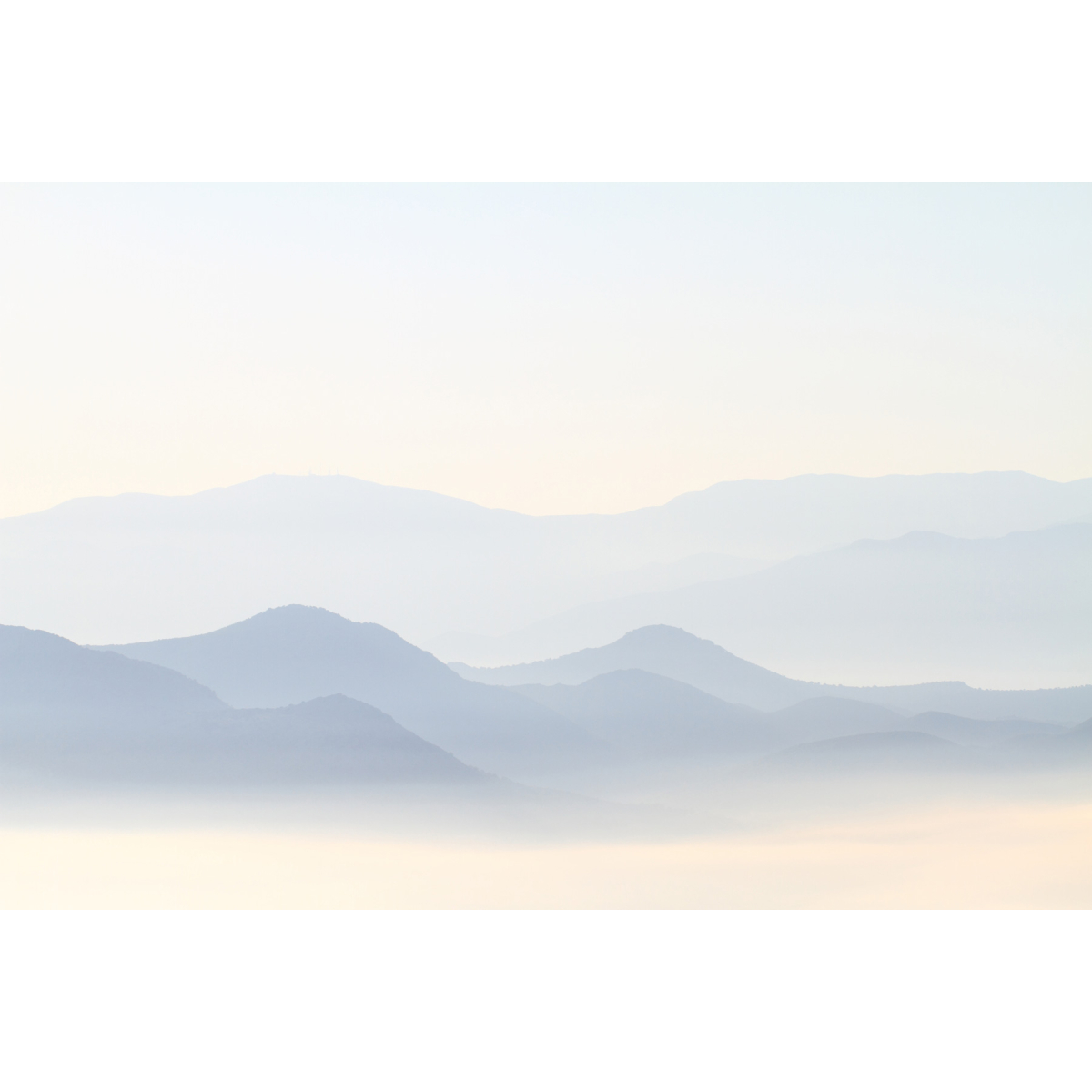 Misty Mountains panoramic wallpaper - Collection Acte-Deco