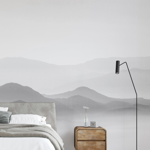 Misty Mountains panoramic wallpaper - Collection Acte-Deco