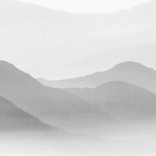 Papel pintado panorámico Misty Mountains - Colección Acte-Deco