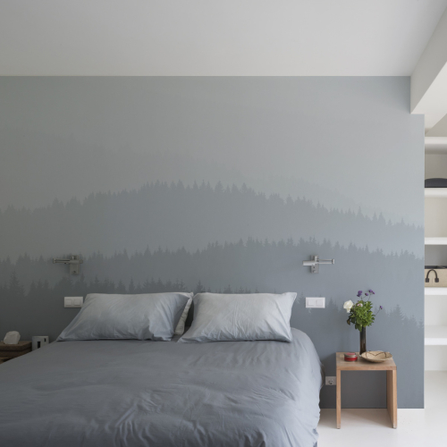 Low Moutains panoramic wallpaper - Collection Acte-Deco