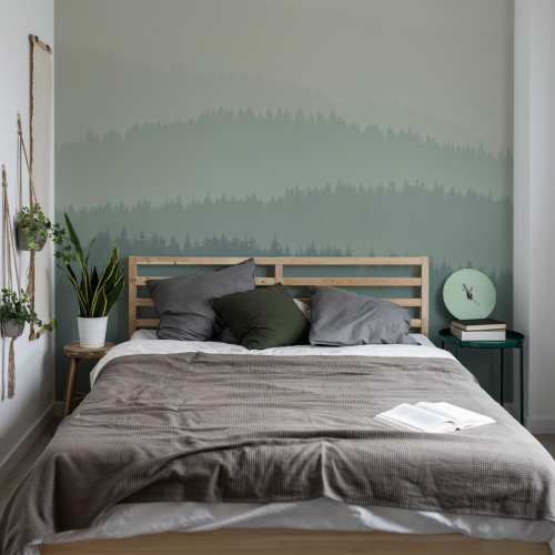 Low Moutains panoramic wallpaper - Collection Acte-Deco