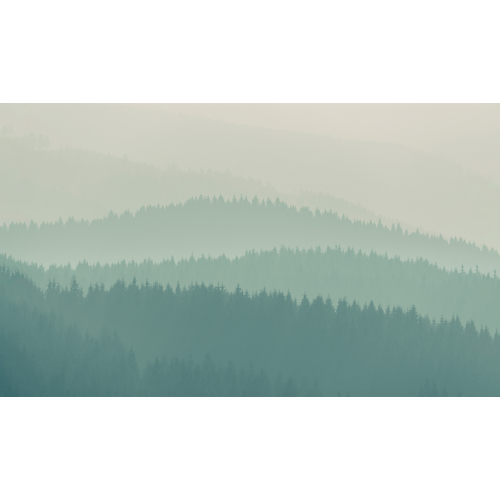 Papier peint panoramique Low Mountains - Collection Acte-Deco