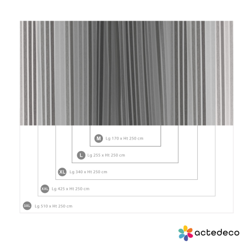 Papier peint panoramique Colorful Striped - Collection Acte-Deco