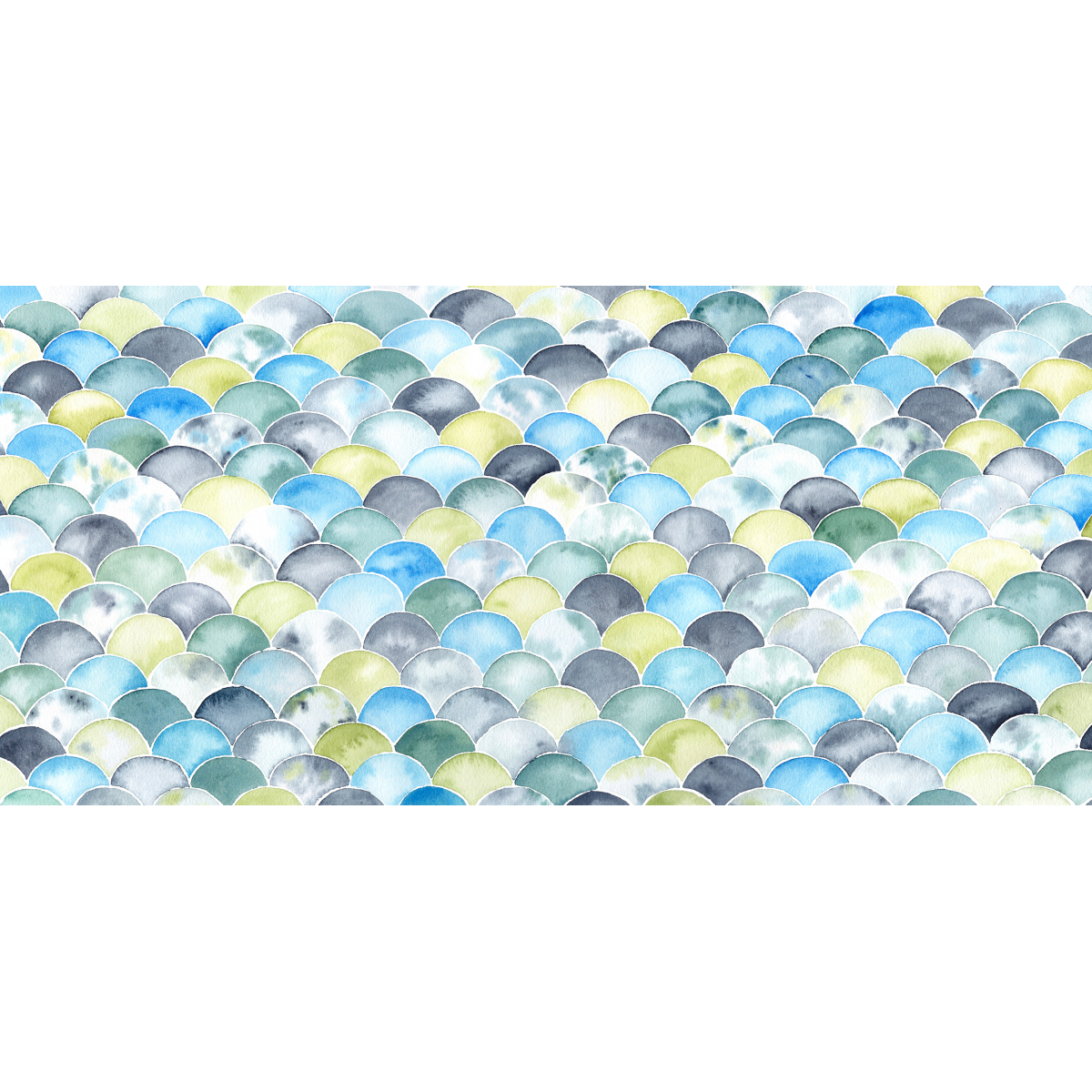 Panoramic wallpaper Scales - Collection Noëmie Krey - Acte-Deco