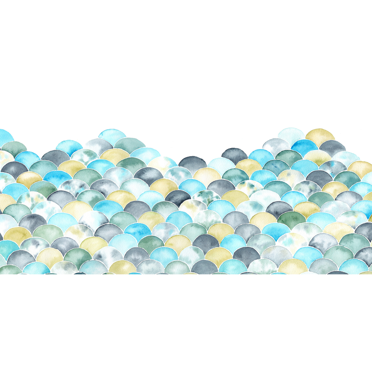 Panoramic wallpaper Light scales - Collection Noëmie Krey - Acte-Deco