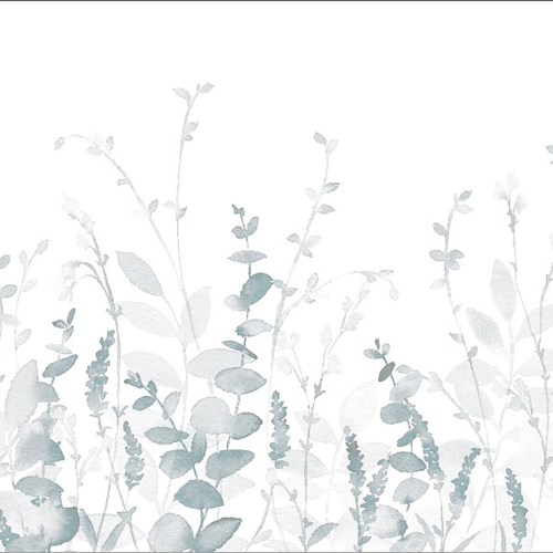Poaceae panoramic wallpaper on the fly - Collection Noëmie Krey - Acte-Deco