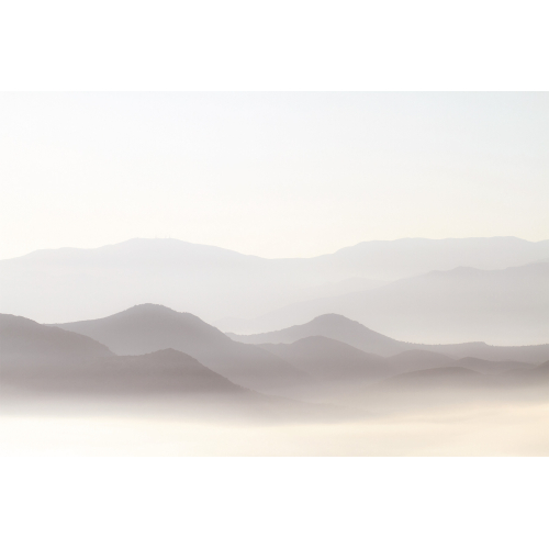 Papel pintado Misty Mountains panoramic - 255 - Beige