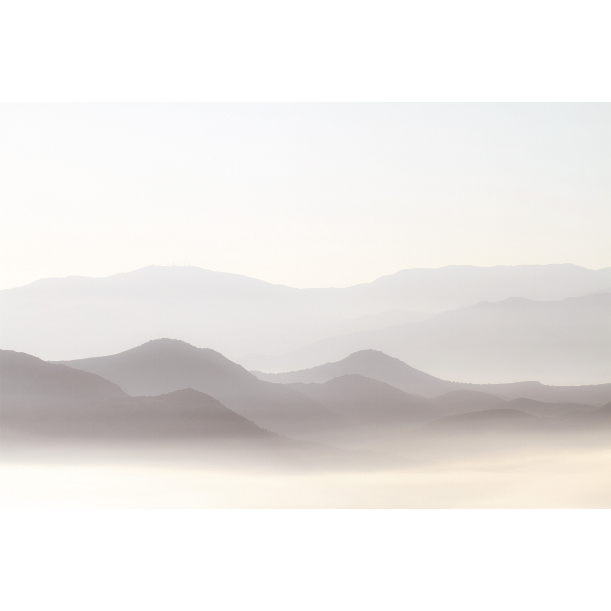 Misty Moutains panoramic wallpaper - Collection Acte-Deco
