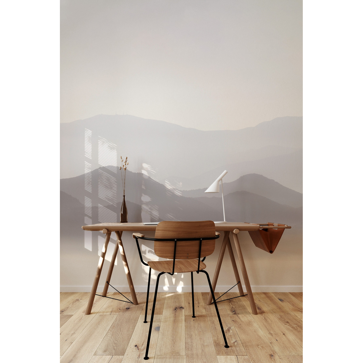 Misty Moutains panoramic wallpaper - Collection Acte-Deco