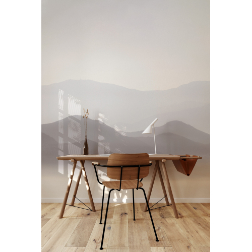 Panorama-Tapete Misty Mountains - 255 - Beige