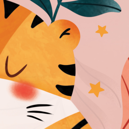 Papel pintado panorámico Tigre