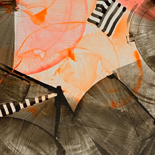 Connexion et tourbillons Couleurs par Nadia Barbotin- Collection Acte-Deco
