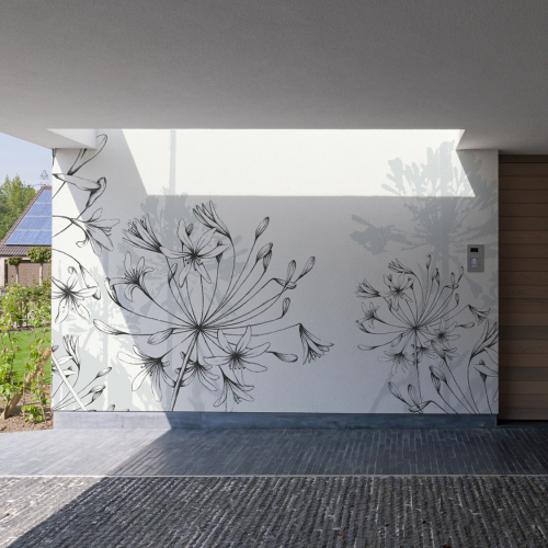 Papel pintado Agapanthes para exterior - Acte-Deco