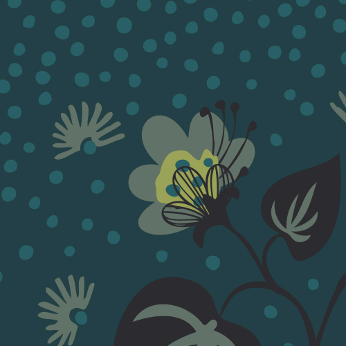 Papel pintado Friso panorámico flores trepadoras - Petit Atelier colección de diseño - Acte-Deco