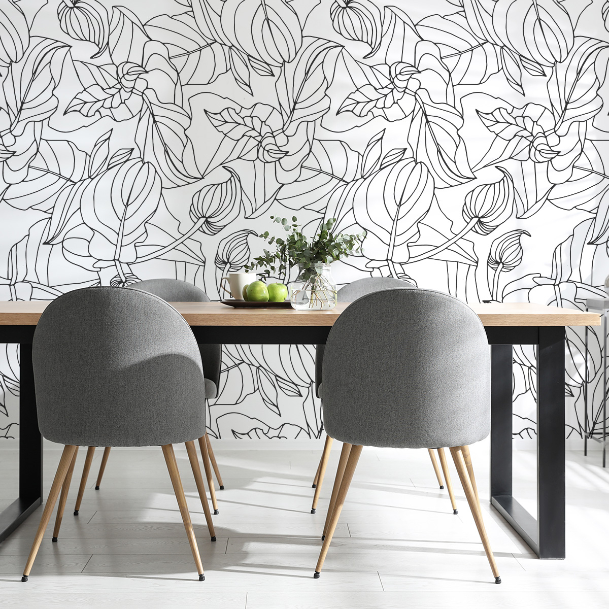 Panoramic Foliage Wallpaper Acte-Deco