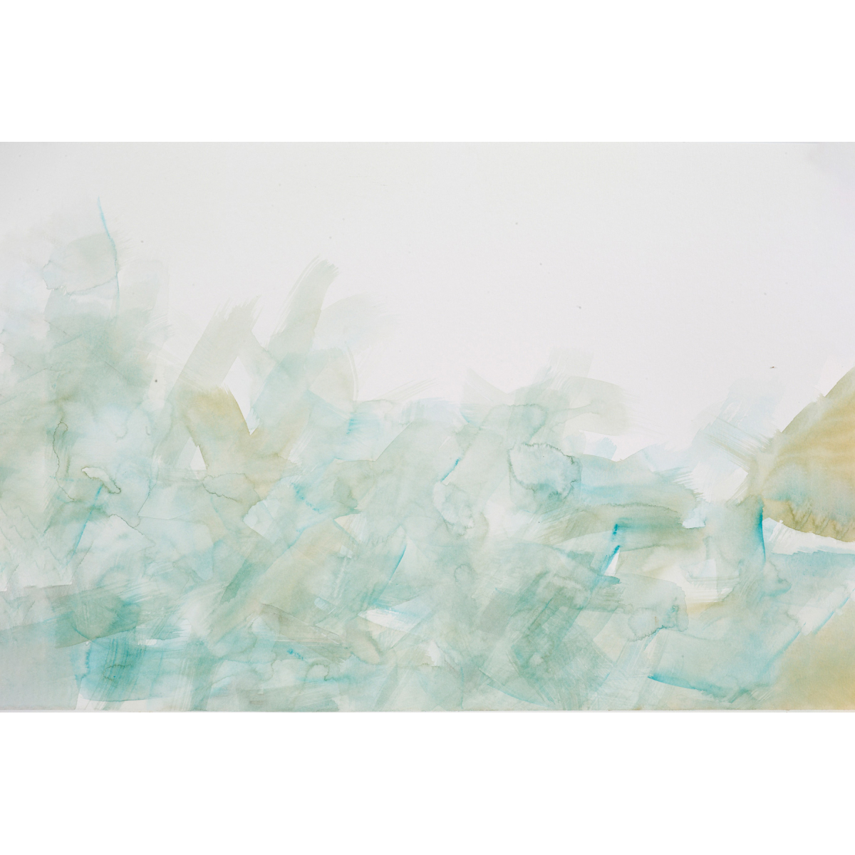 Panorama-Vliestapete abstraktes Aquarelldekor - Sammlung Alice Asset - Acte-Deco