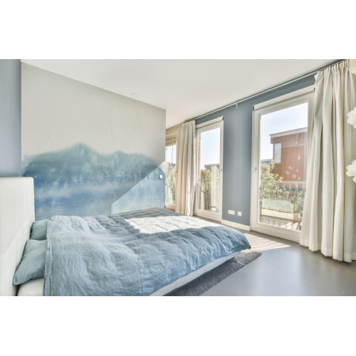 Panorama-Tapete Surface Blue Rock - Kollektion Alice Asset - Acte-Deco