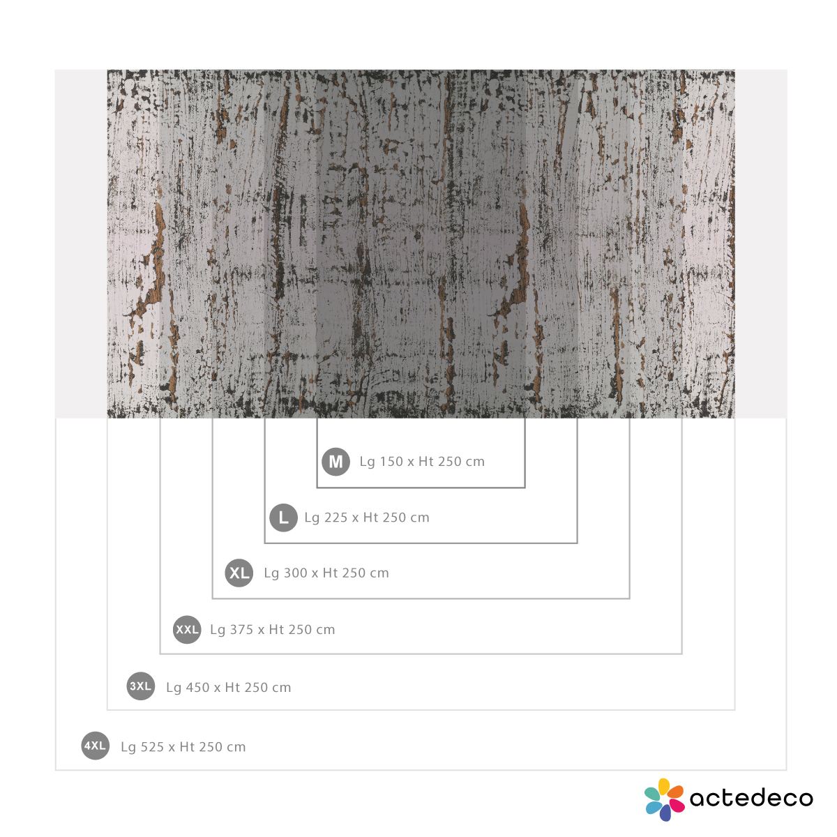 Woody panoramic wallpaper - Collection Alice Asset - Acte-Deco