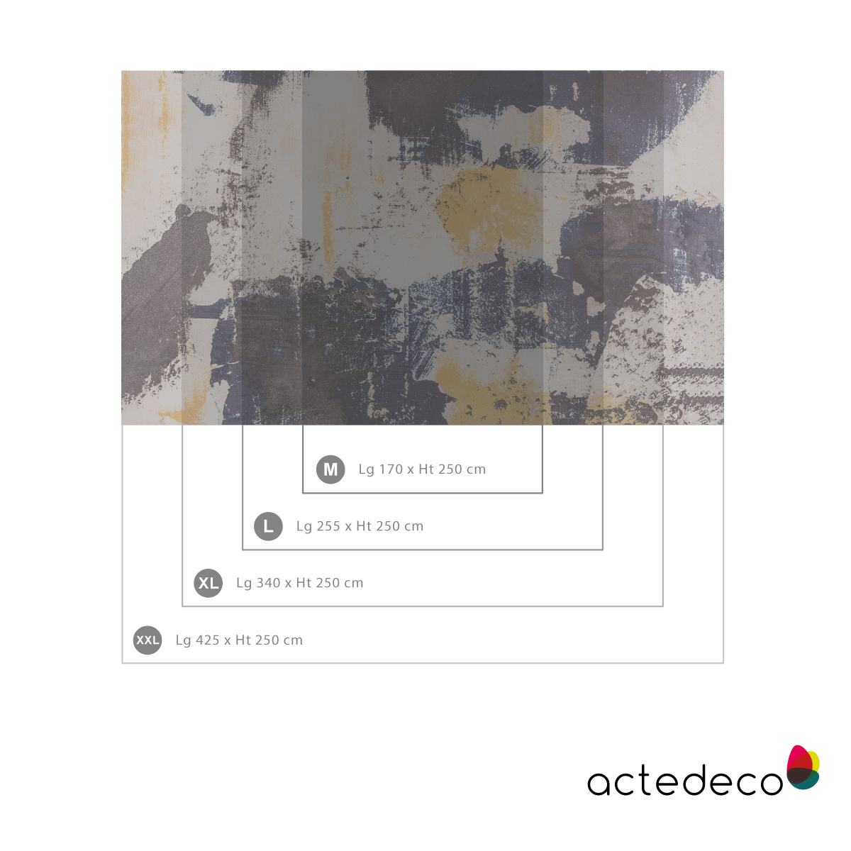 Panoramic wallpaper Surface 1649 - Collection Acte-Deco