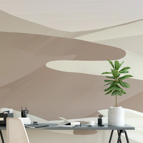 Panoramic wallpaper Dunes of Studio Romiche - Acte-Deco