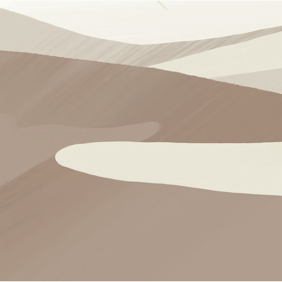 Panoramic wallpaper Dunes of Studio Romiche - Acte-Deco