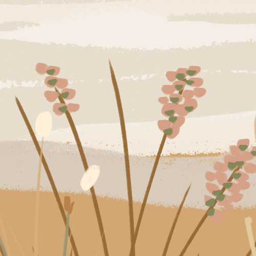 Papier peint panoramique Les iles du Golfe - Collection Zoé Jiquel - Acte-Deco