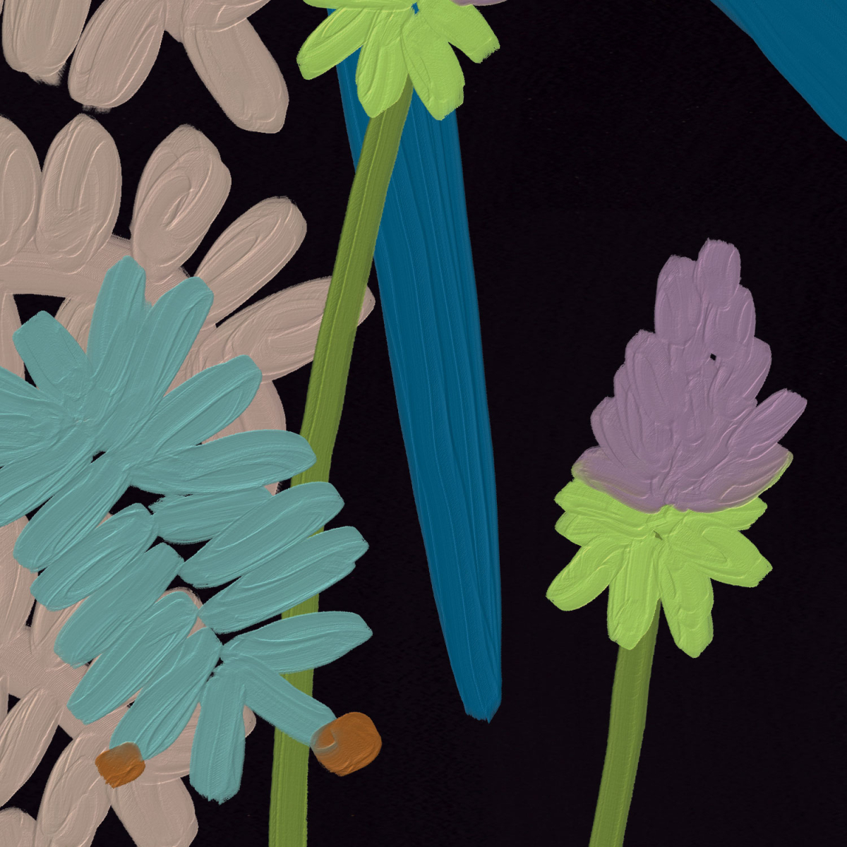 Papel pintado panoramico de vegetación de cactus - Colección Zoé Jiquel- Acte-Deco